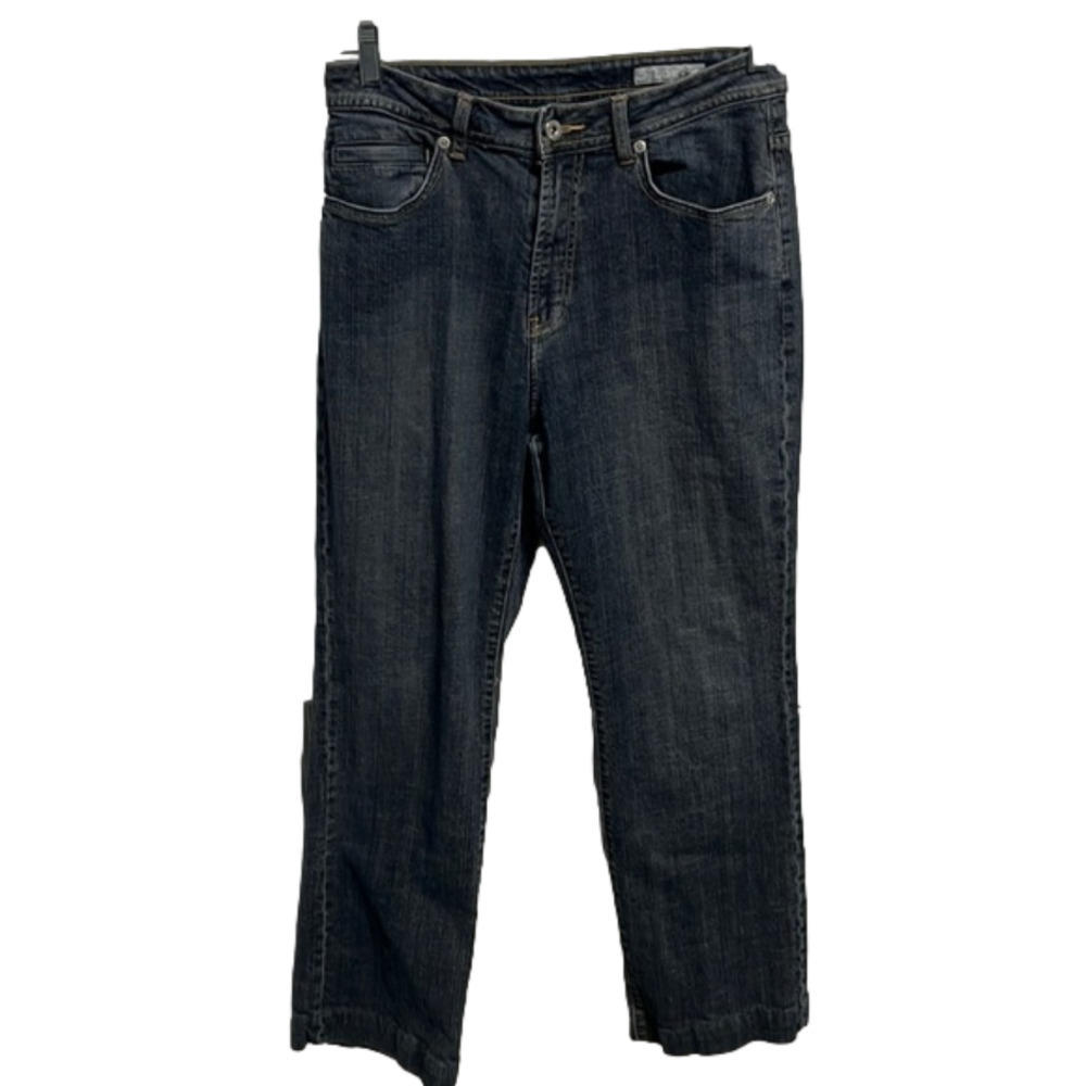 CHICOS women’s platinum marquis jeans size 1 (8).